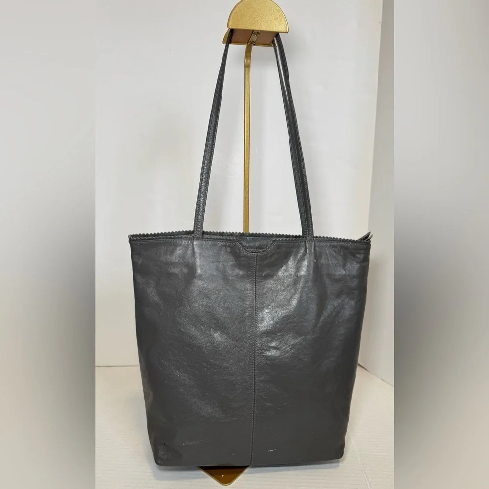 Latico grey glazed leather tote/purse